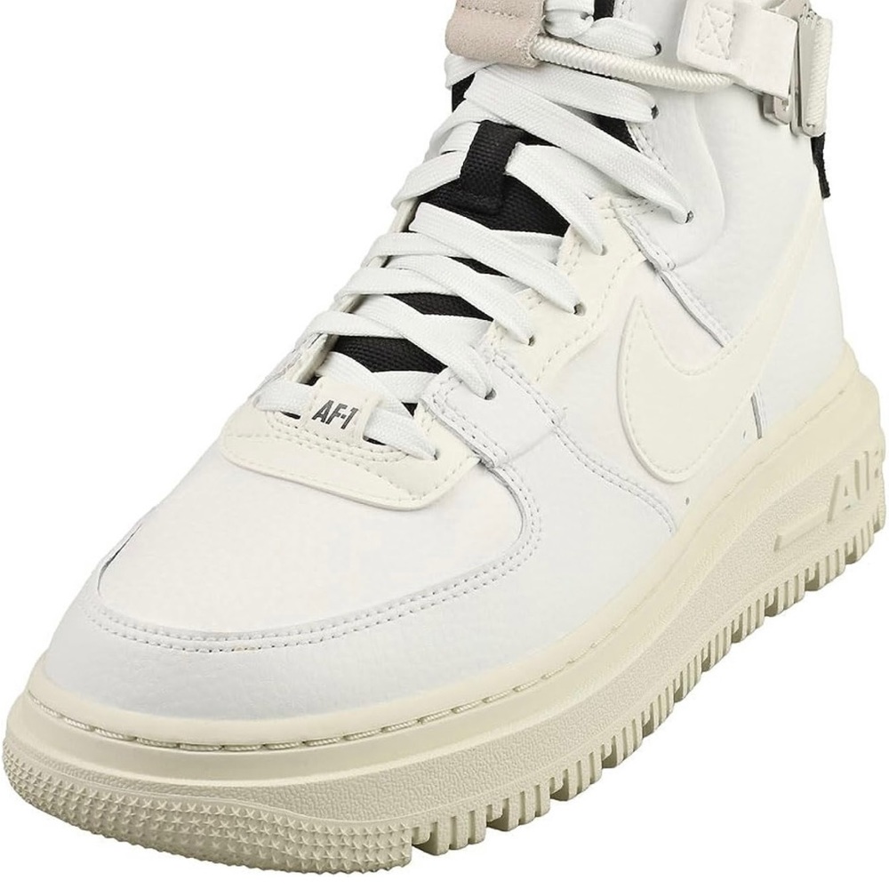 NiKE- White Air Force 1 High Utility 2.0 Sneakers - Picture 2 of 7
